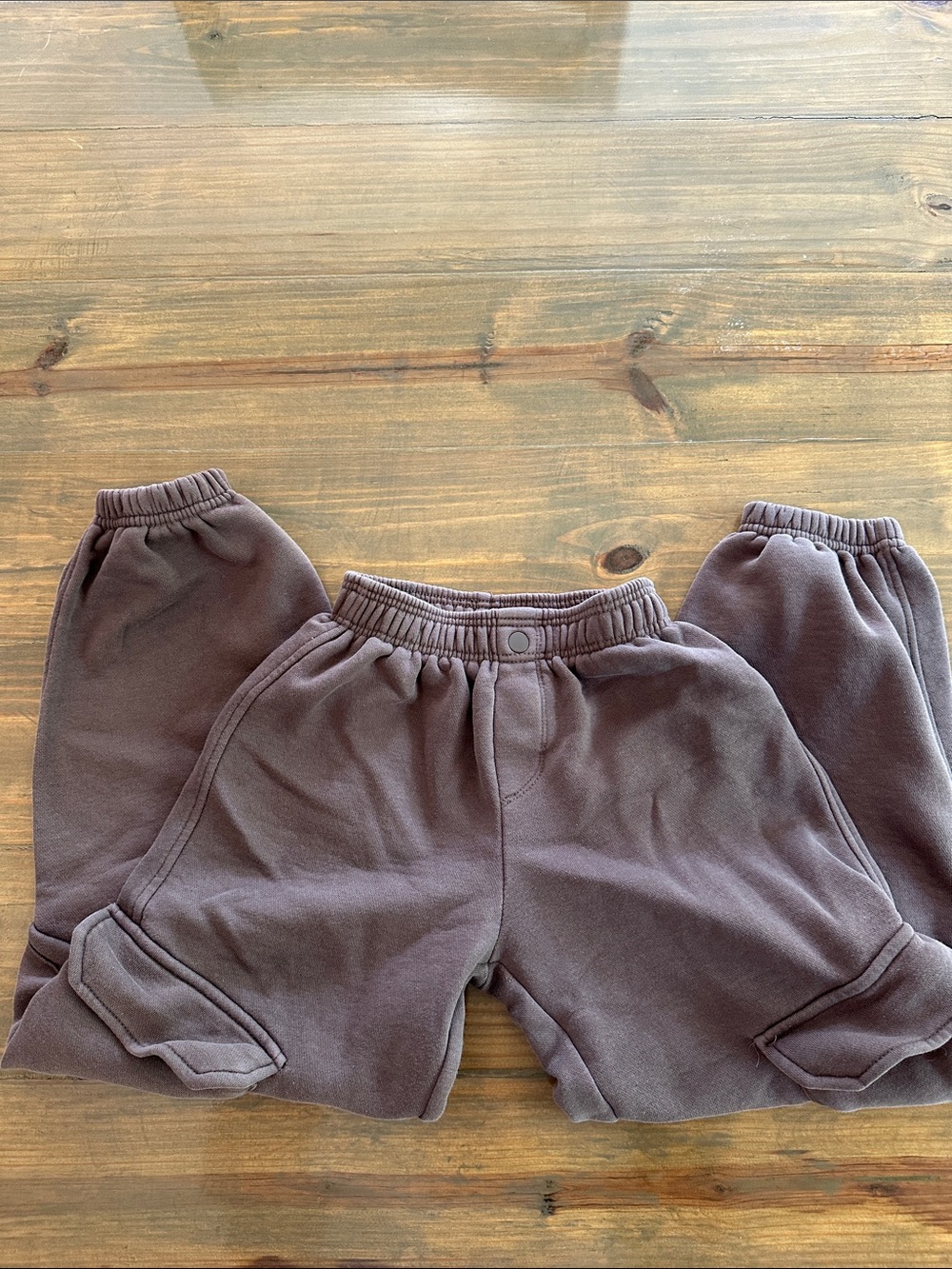 ZaraBrown Cargo Sweatpants - Comfortable Everyday Bottoms. Size 10/140cm